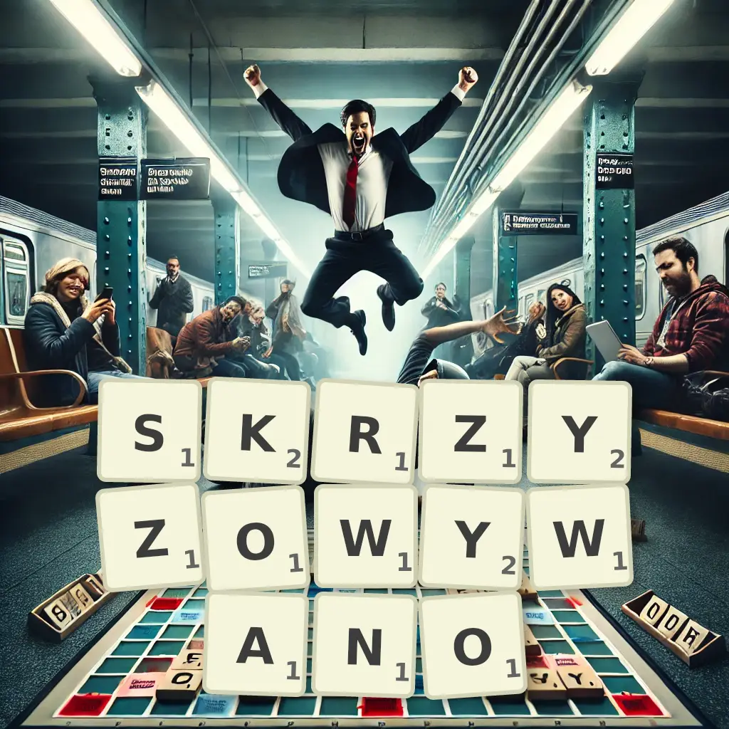 Słowa z liter SKRZYŻOWYWANO