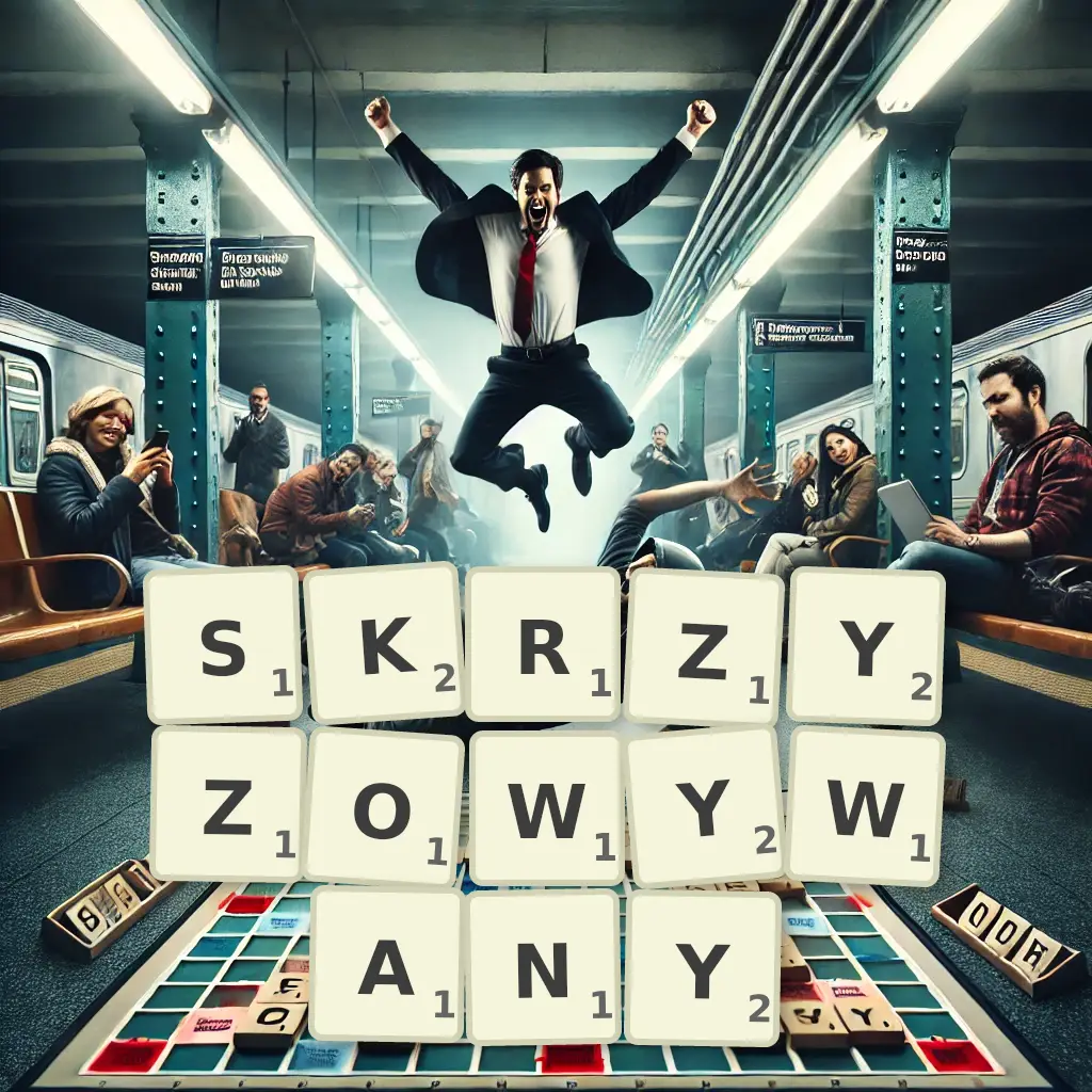 Słowa z liter SKRZYŻOWYWANY
