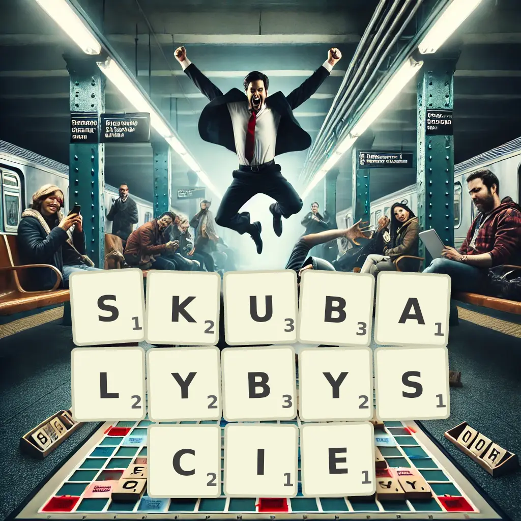 Słowa z liter SKUBAŁYBYŚCIE
