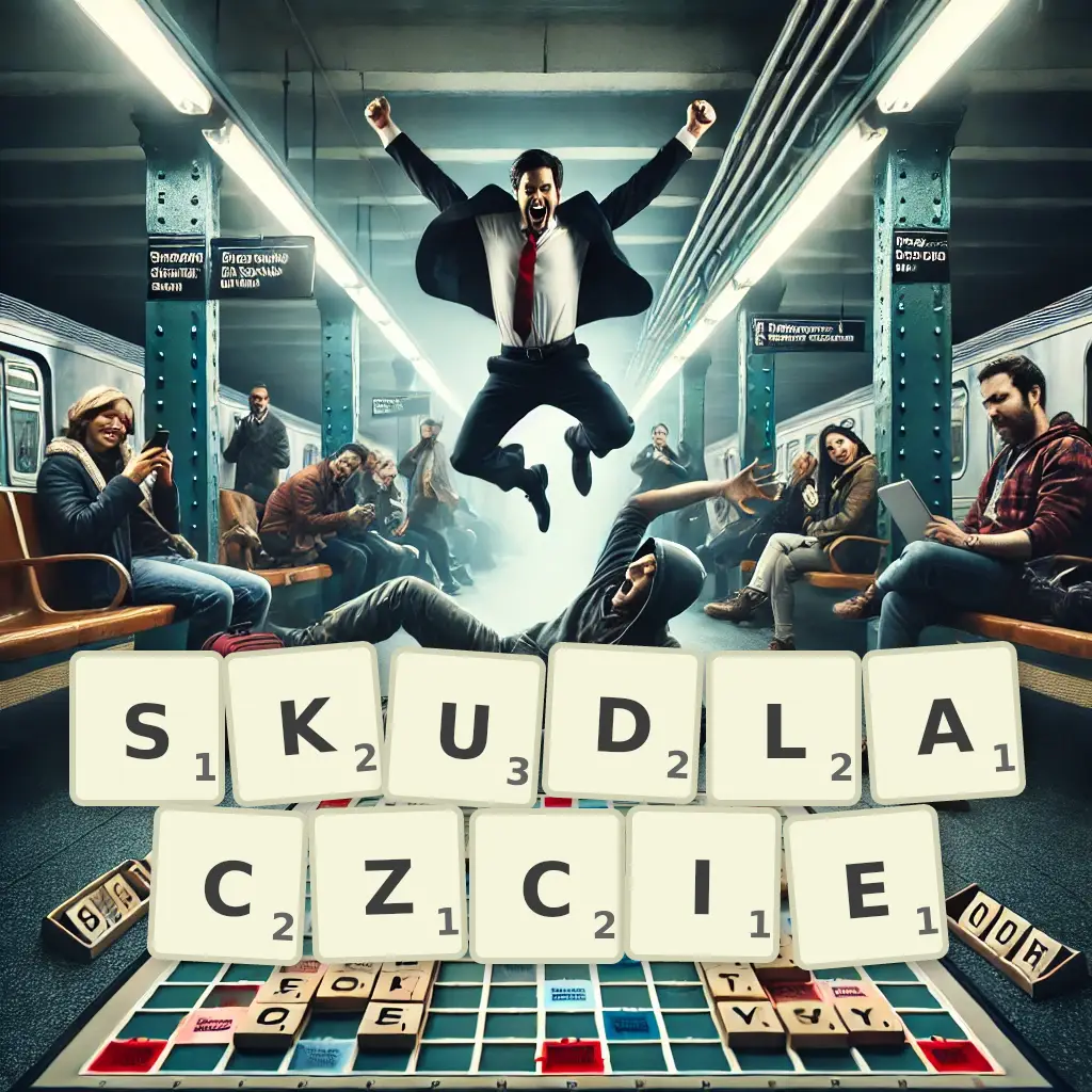 Słowa z liter SKUDŁACZCIE