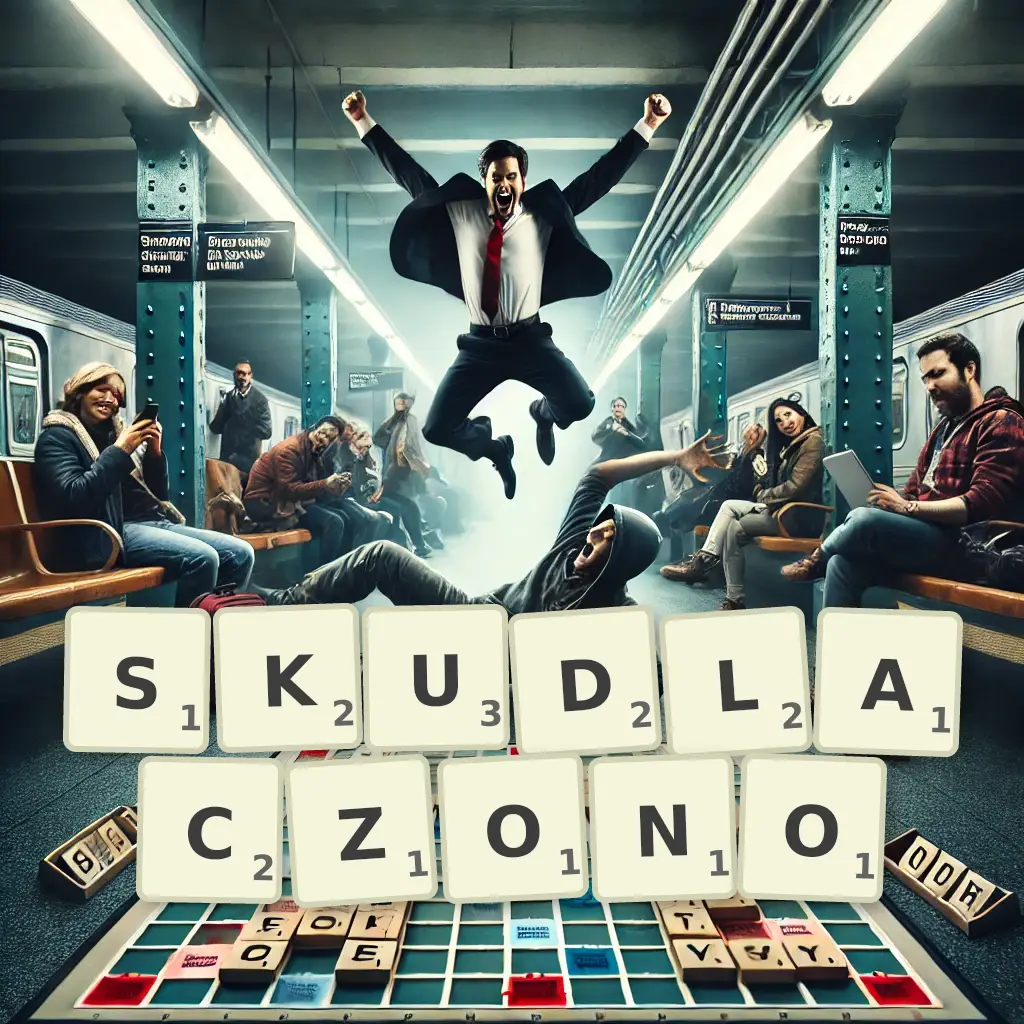 Słowa z liter SKUDŁACZONO