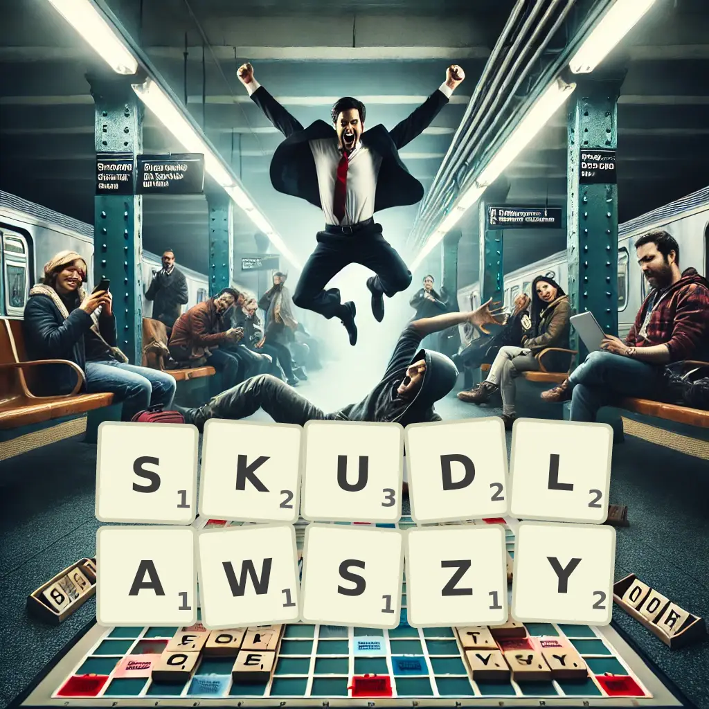 Słowa z liter SKUDŁAWSZY