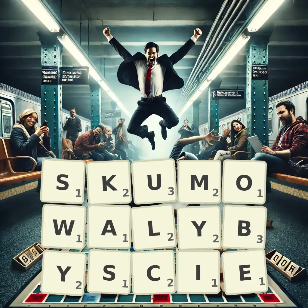 Słowa z liter SKUMOWAŁYBYŚCIE