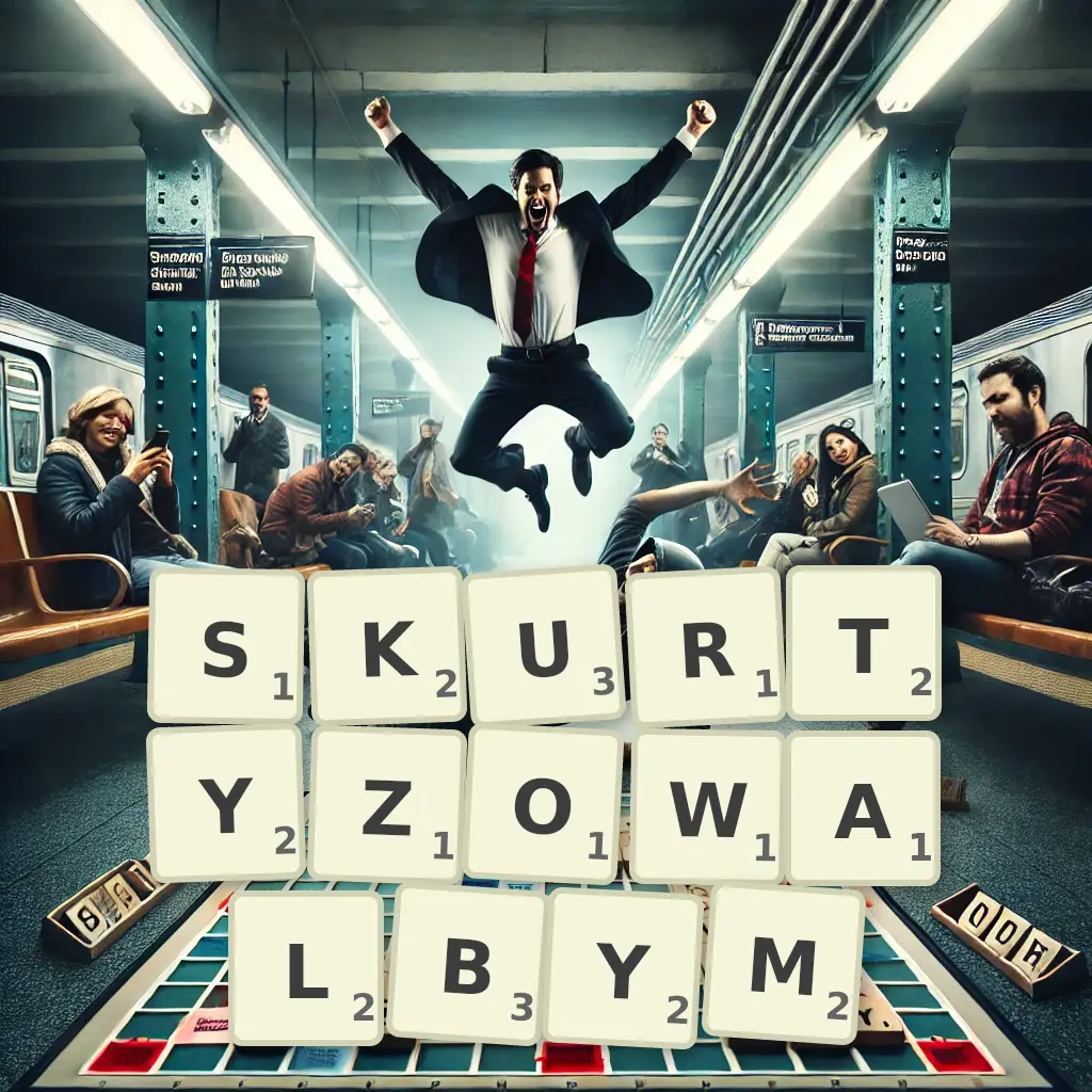 Słowa z liter SKURTYZOWAŁBYM