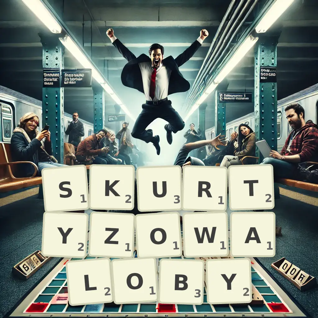 Słowa z liter SKURTYZOWAŁOBY
