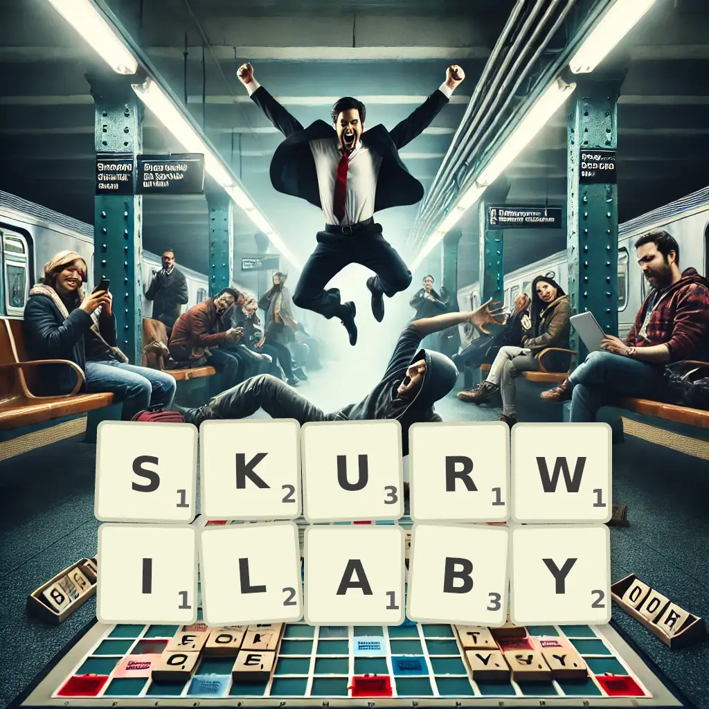 Słowa z liter SKURWIŁABY