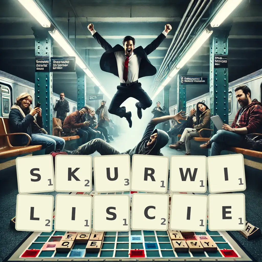 Słowa z liter SKURWILIŚCIE
