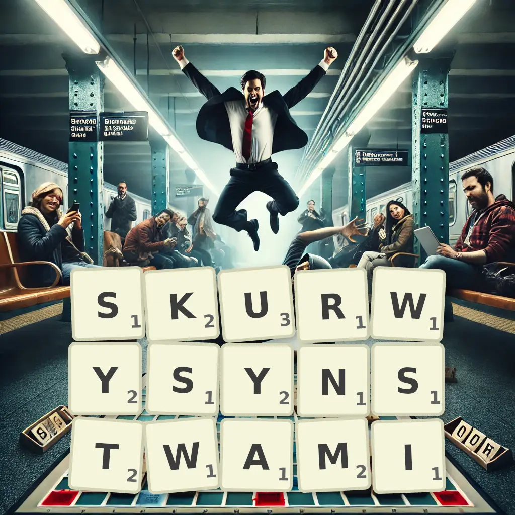 Słowa z liter SKURWYSYŃSTWAMI
