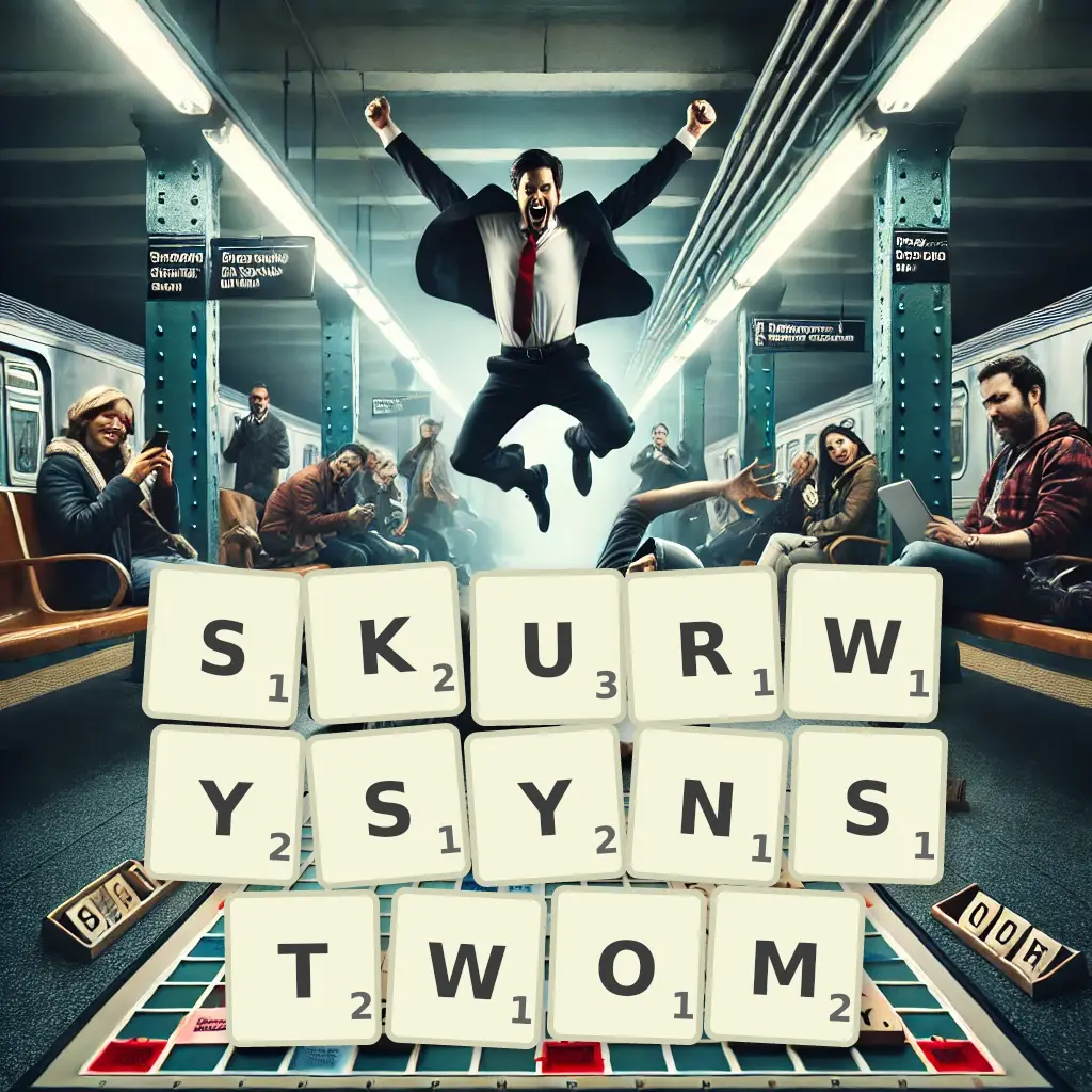 Słowa z liter SKURWYSYŃSTWOM