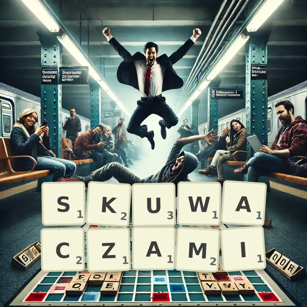 Słowa z liter SKUWACZAMI