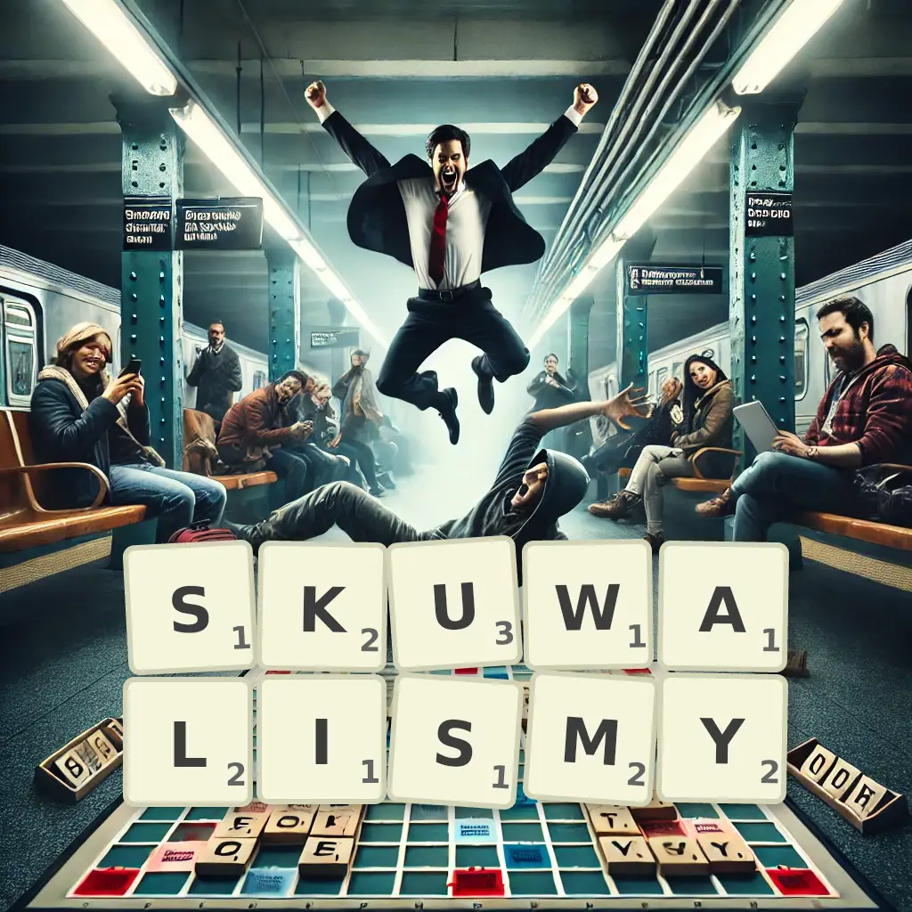 Słowa z liter SKUWALIŚMY