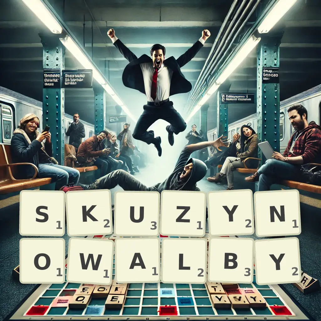 Słowa z liter SKUZYNOWAŁBY