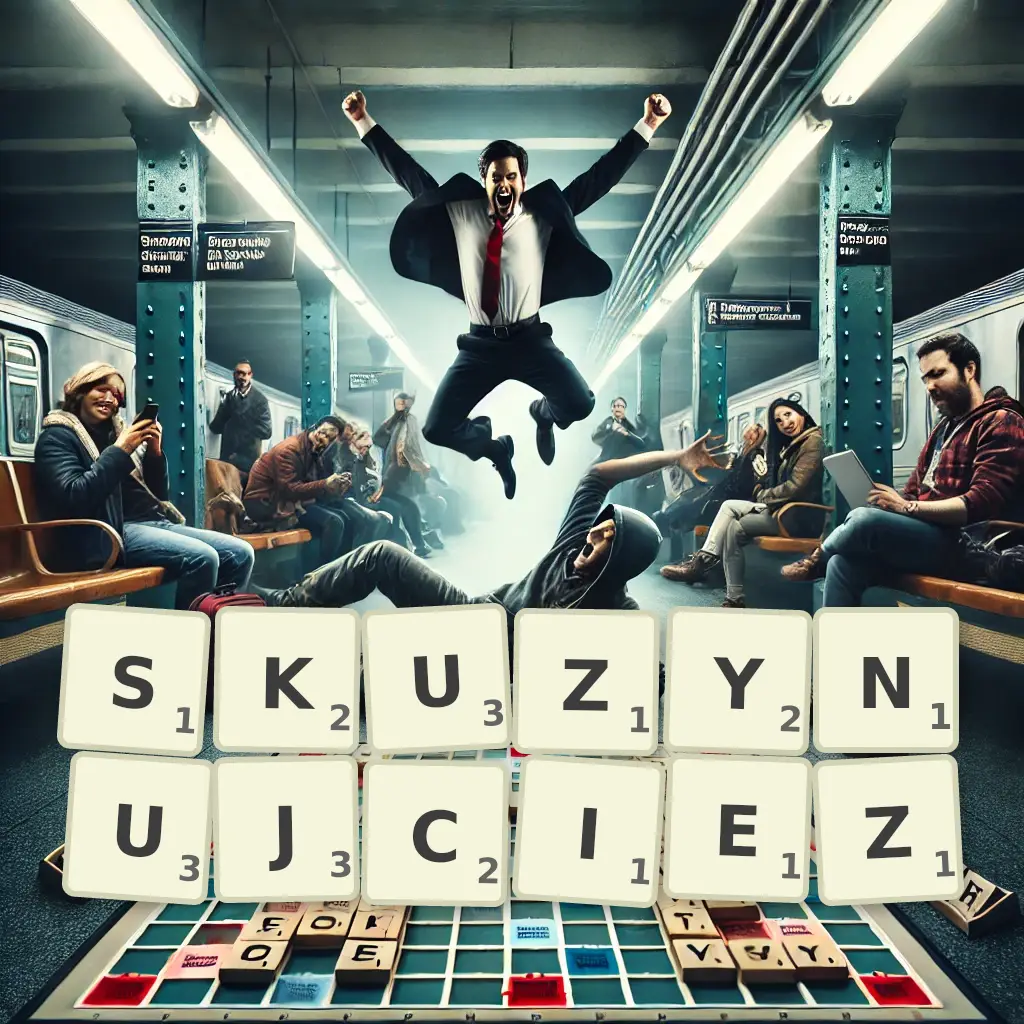 Słowa z liter SKUZYNUJCIEŻ