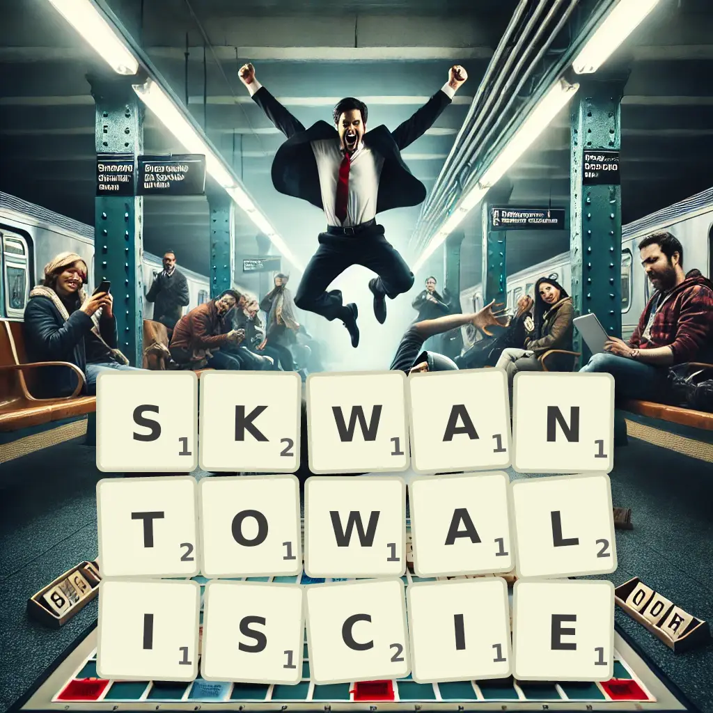 Słowa z liter SKWANTOWALIŚCIE