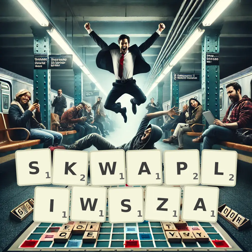 Słowa z liter SKWAPLIWSZĄ