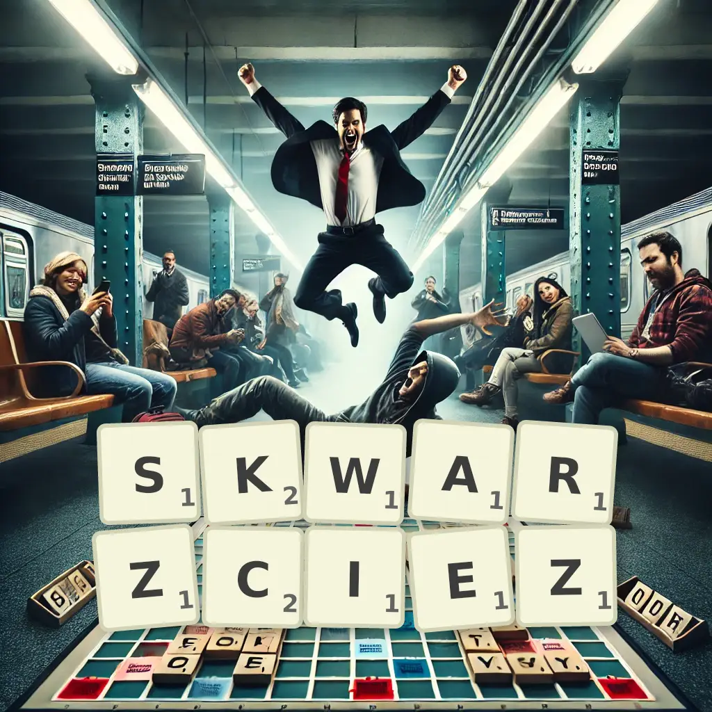 Słowa z liter SKWARZCIEŻ