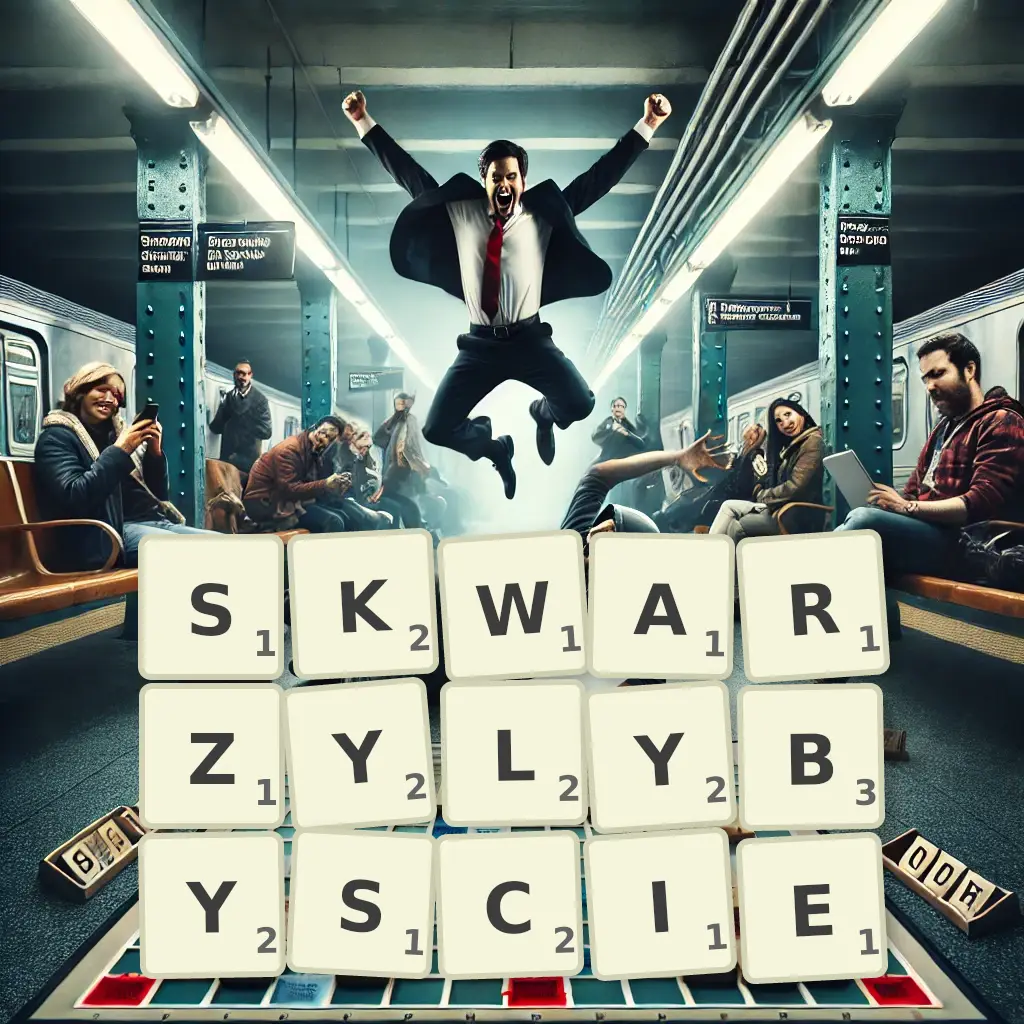 Słowa z liter SKWARZYŁYBYŚCIE
