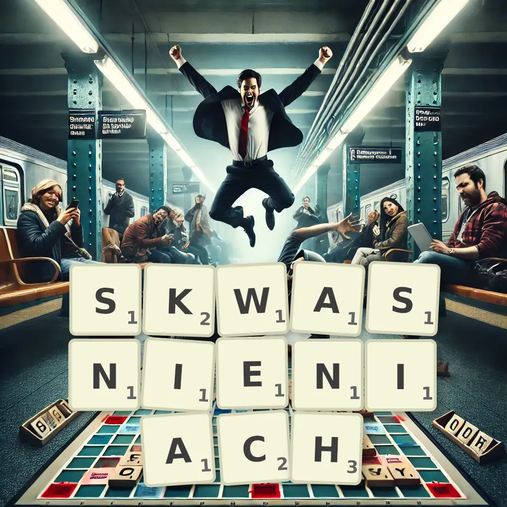 Słowa z liter SKWAŚNIENIACH