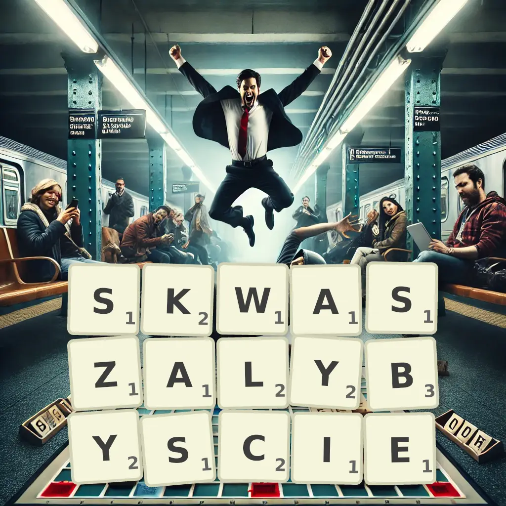 Słowa z liter SKWASZAŁYBYŚCIE