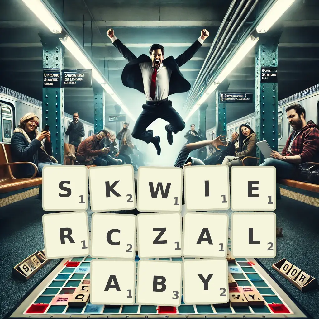 Słowa z liter SKWIERCZAŁABY