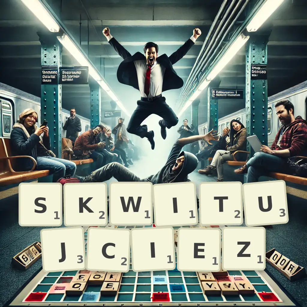 Słowa z liter SKWITUJCIEŻ