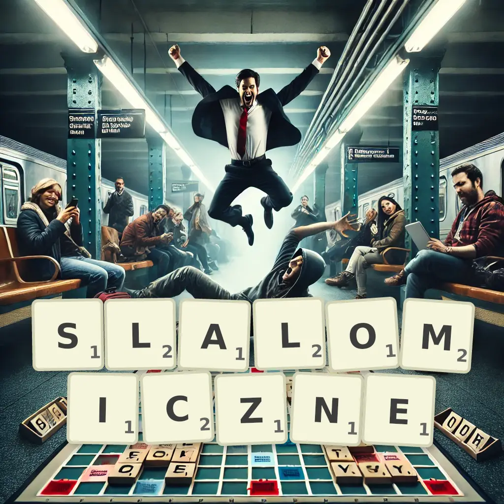 Słowa z liter SLALOMICZNE