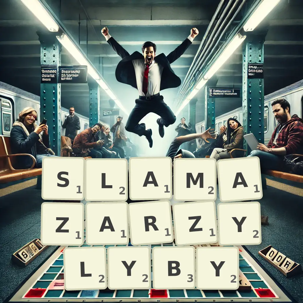 Słowa z liter ŚLAMAZARZYŁYBY
