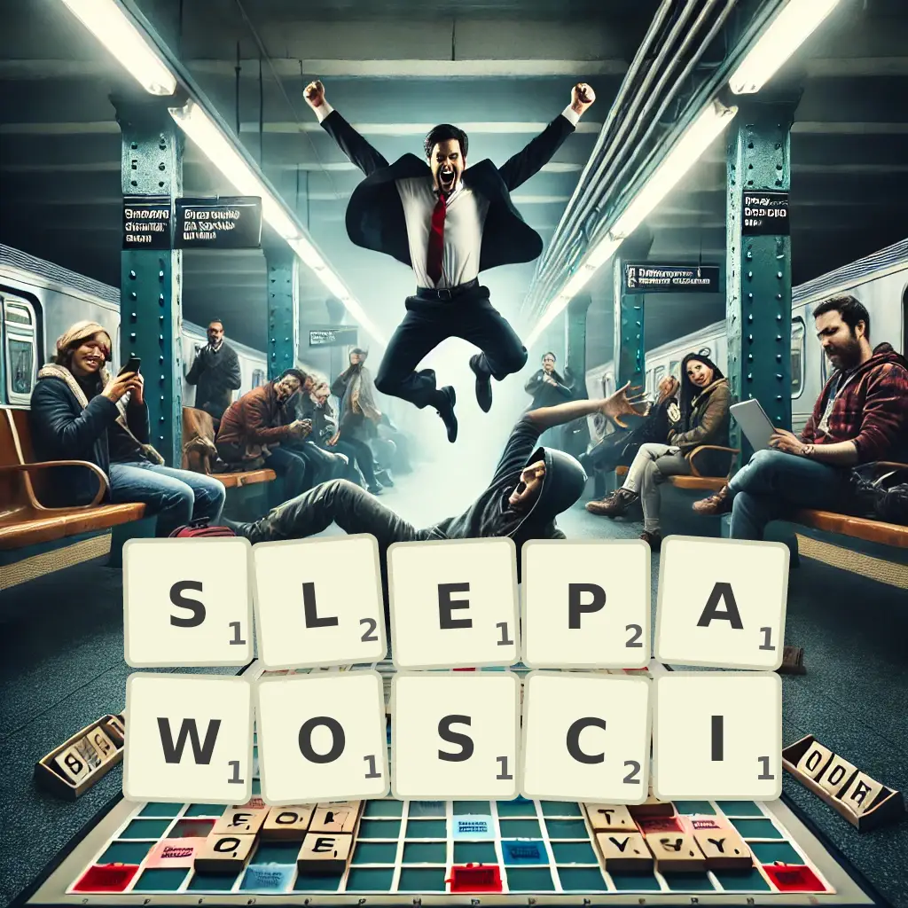 Słowa z liter ŚLEPAWOŚCI