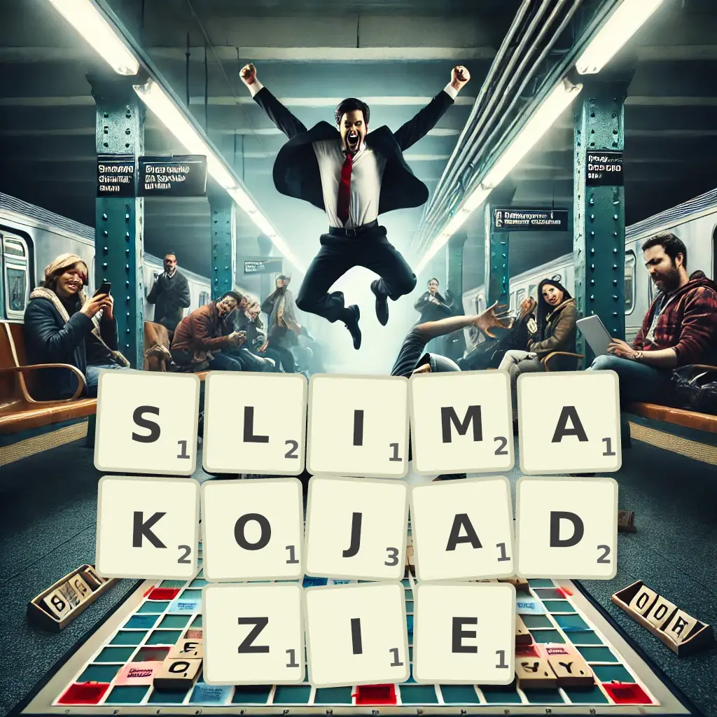 Słowa z liter ŚLIMAKOJADZIE
