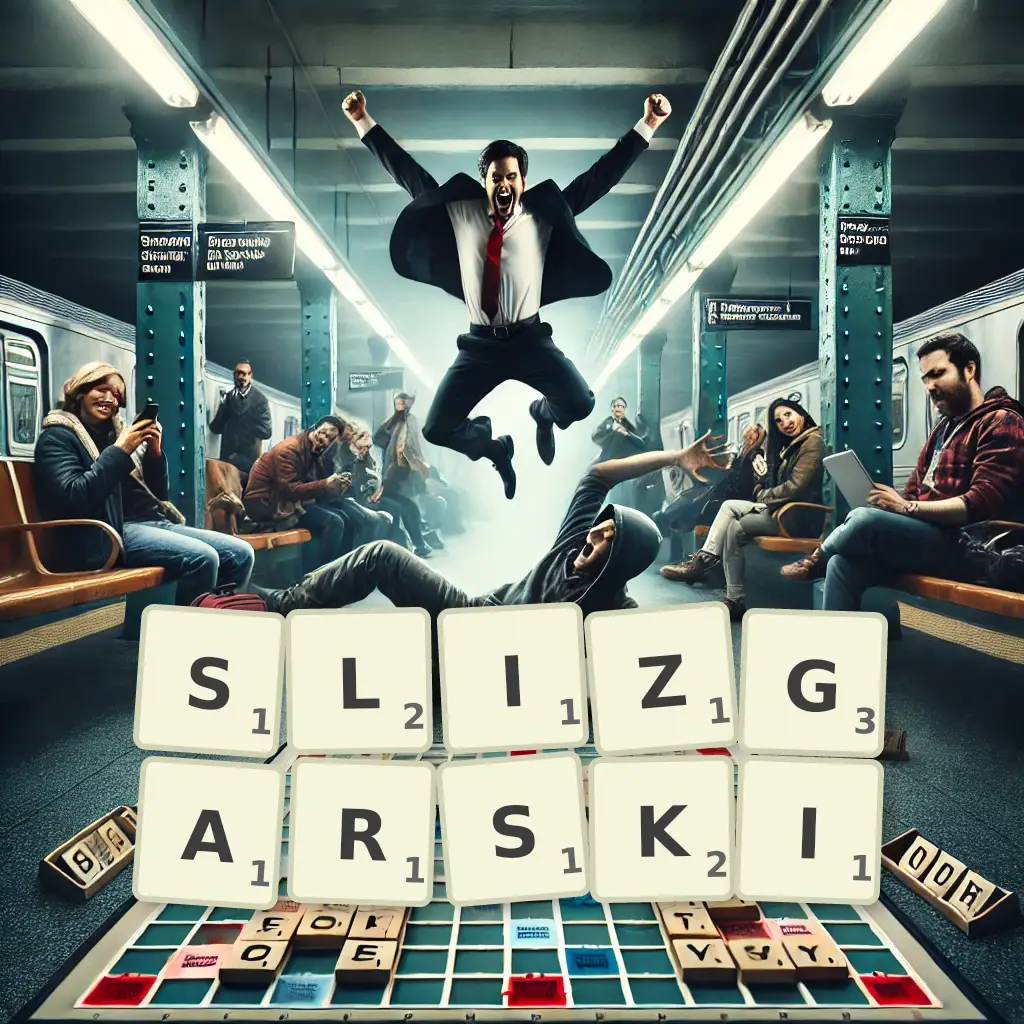Słowa z liter ŚLIZGARSKI