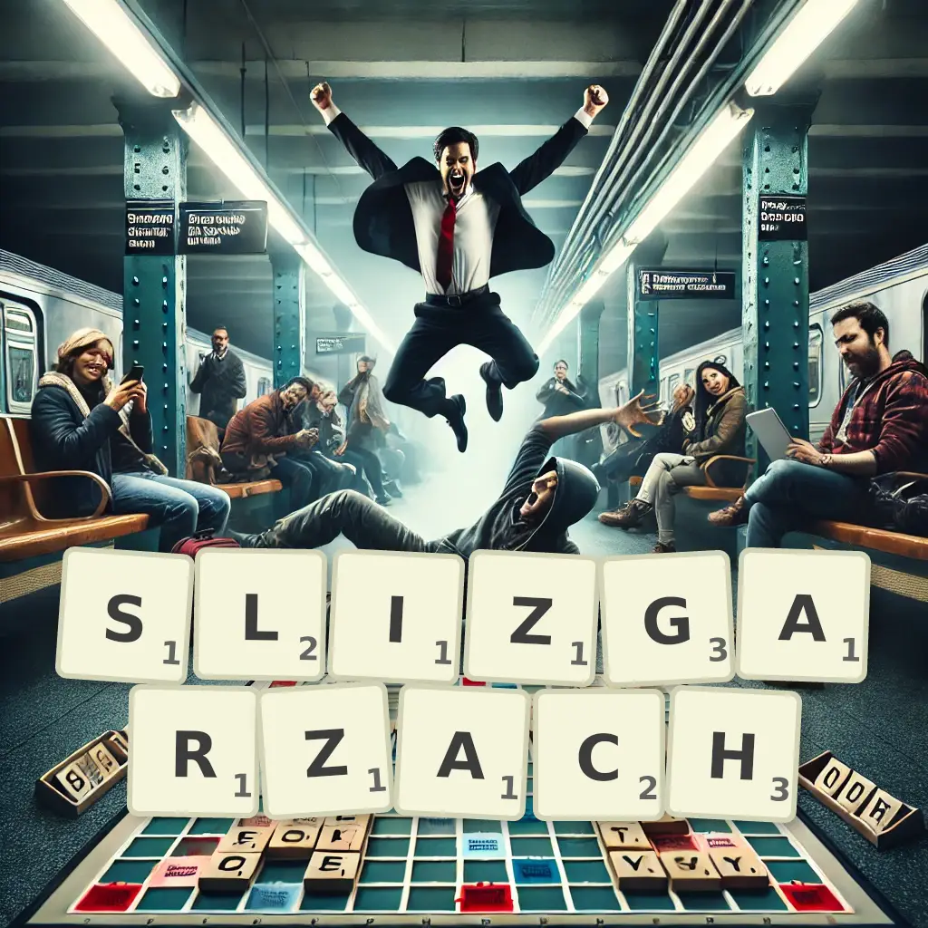 Słowa z liter ŚLIZGARZACH