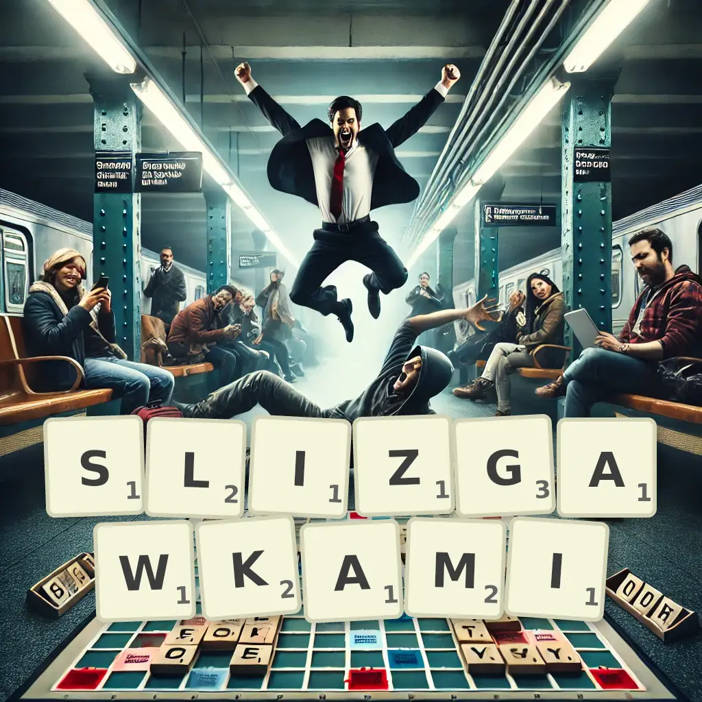 Słowa z liter ŚLIZGAWKAMI