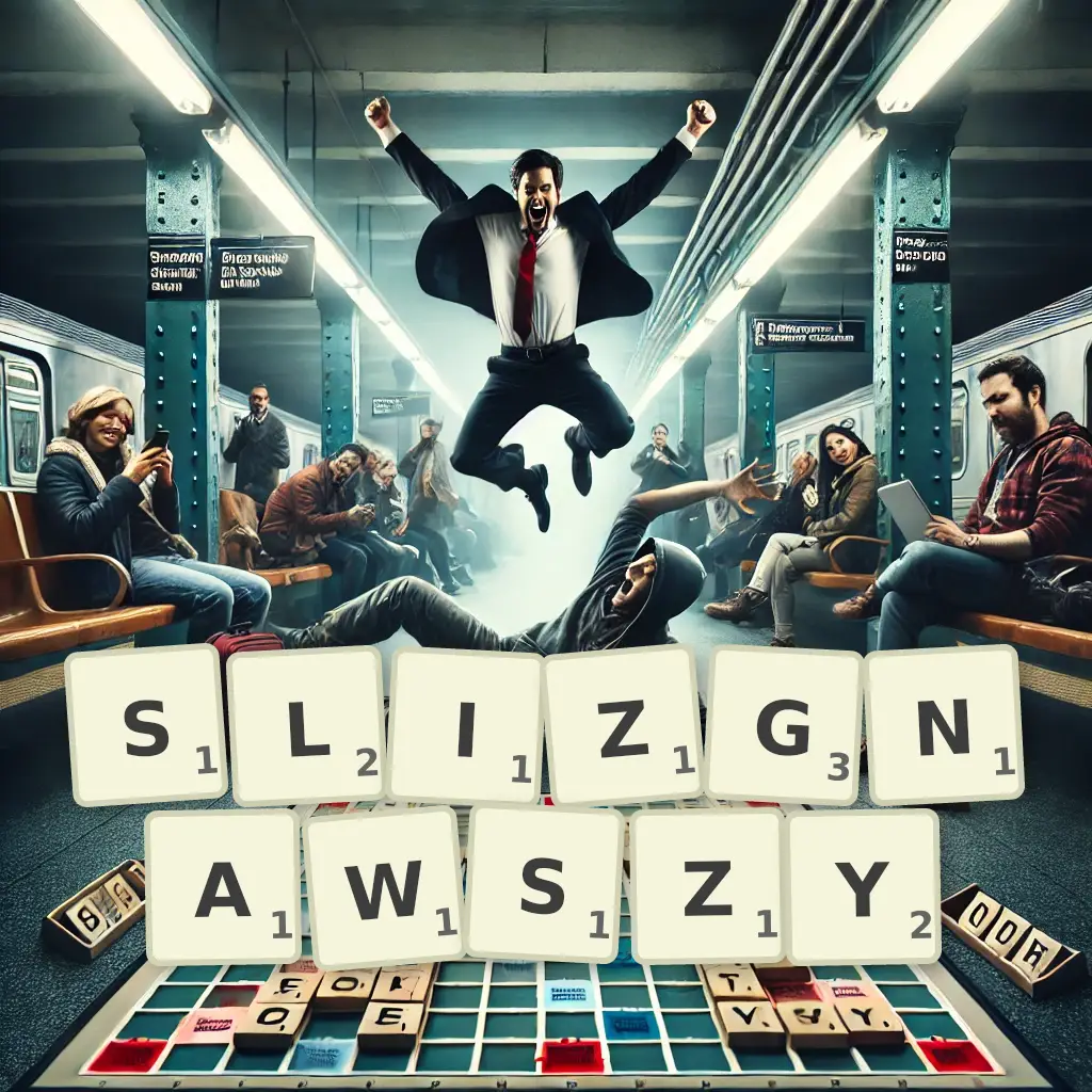 Słowa z liter ŚLIZGNĄWSZY