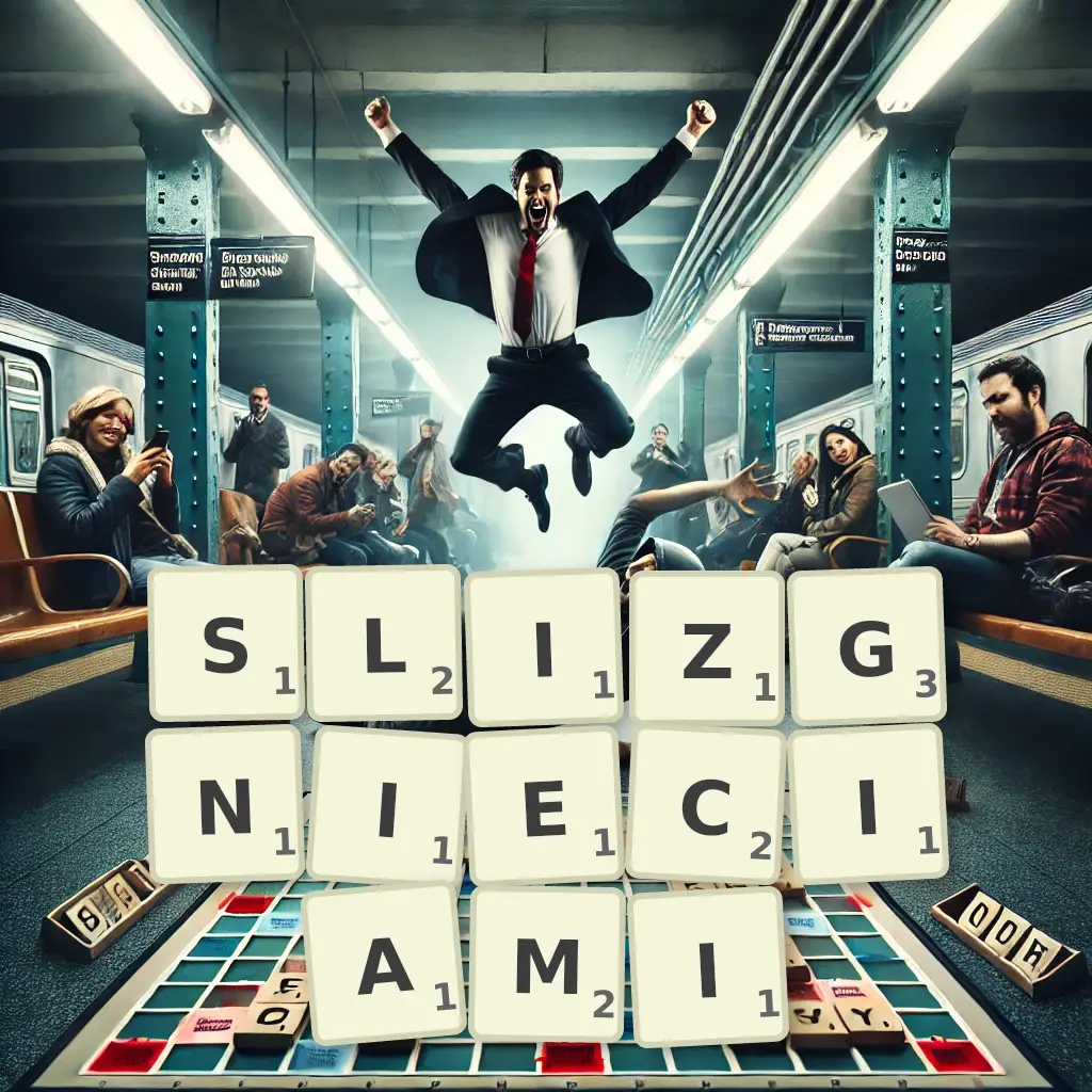 Słowa z liter ŚLIZGNIĘCIAMI