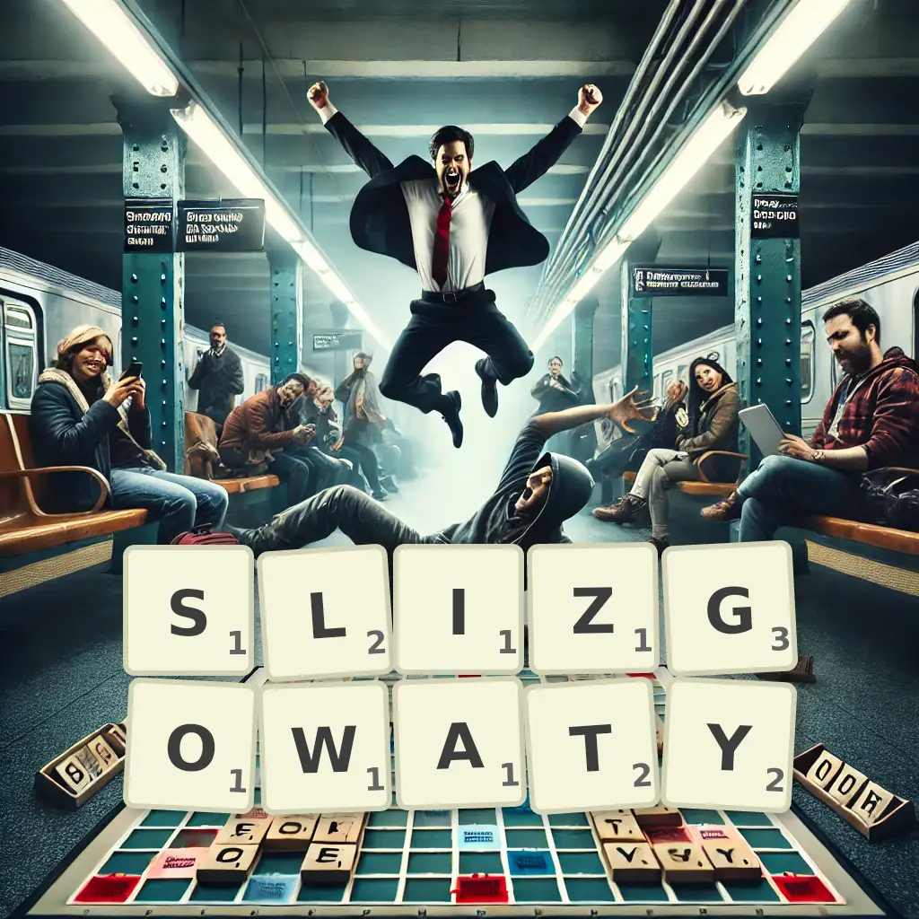 Słowa z liter ŚLIZGOWATY