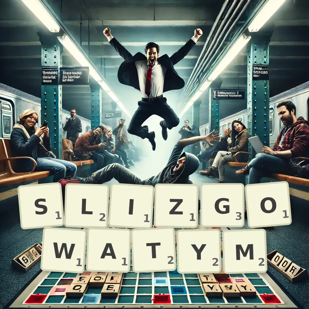 Słowa z liter ŚLIZGOWATYM