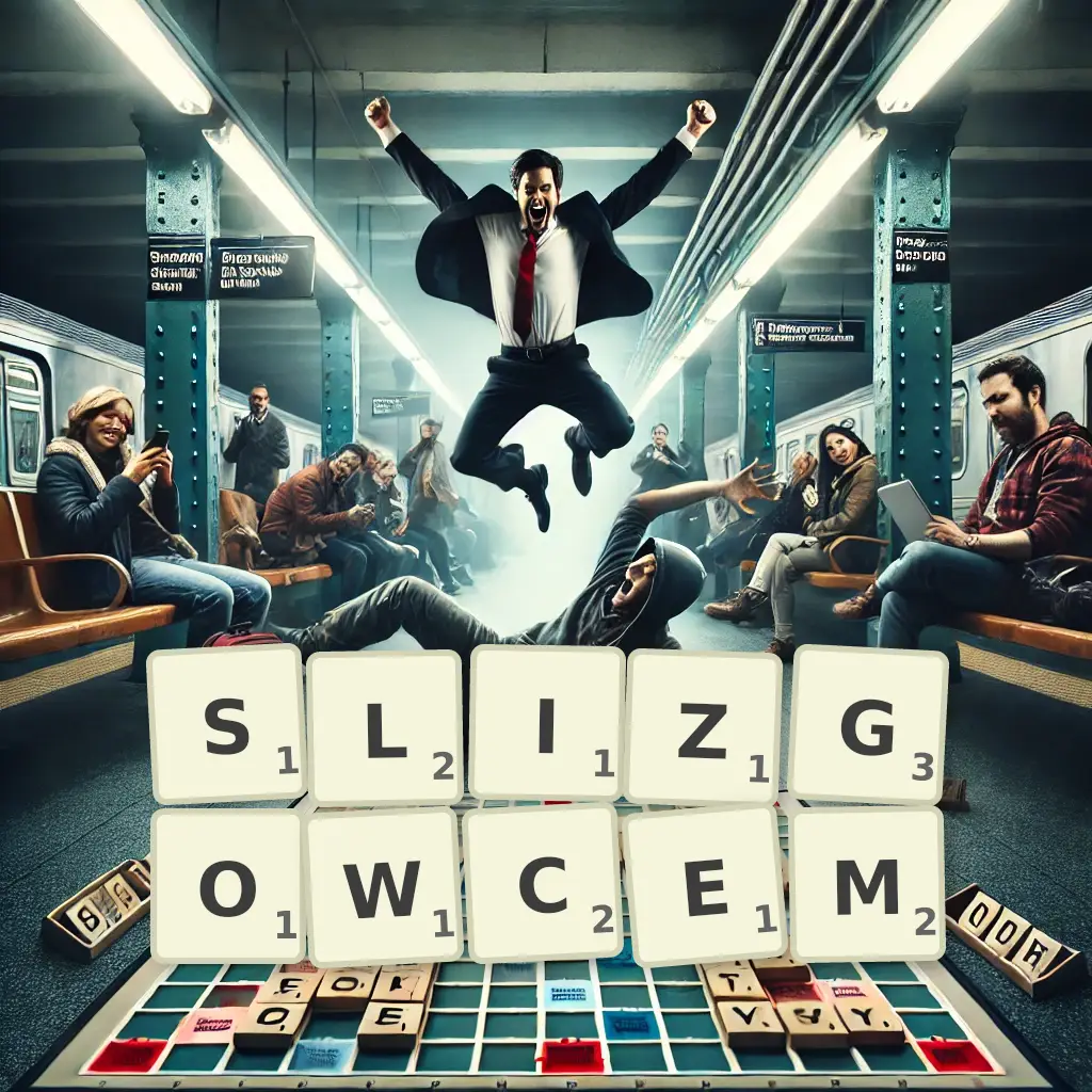 Słowa z liter ŚLIZGOWCEM