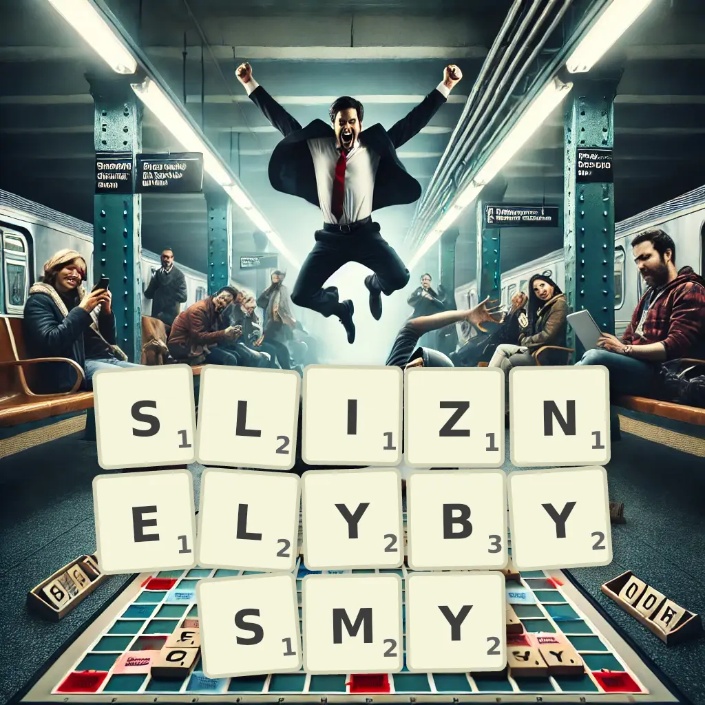 Słowa z liter ŚLIZNĘŁYBYŚMY