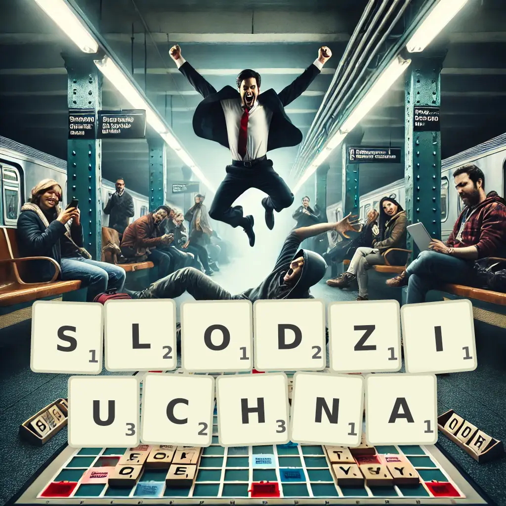 Słowa z liter SŁODZIUCHNĄ