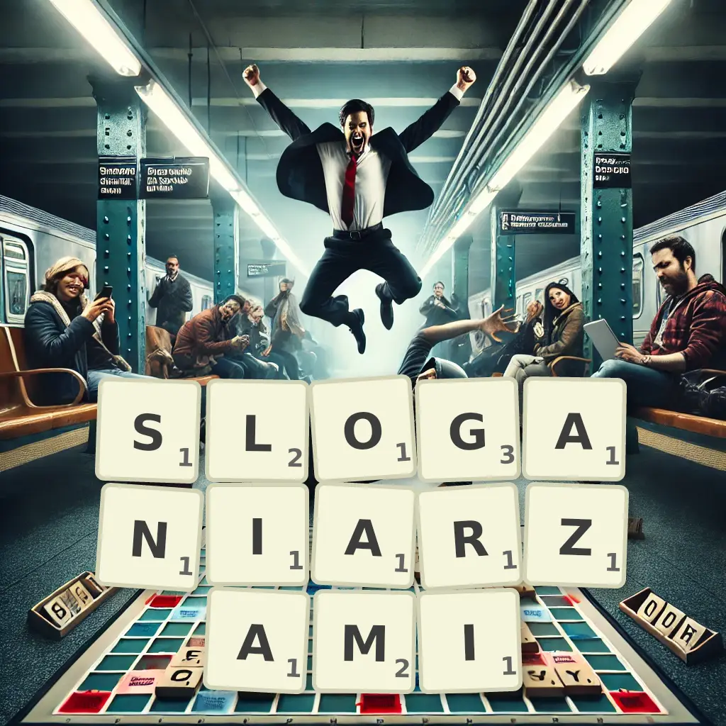 Słowa z liter SLOGANIARZAMI