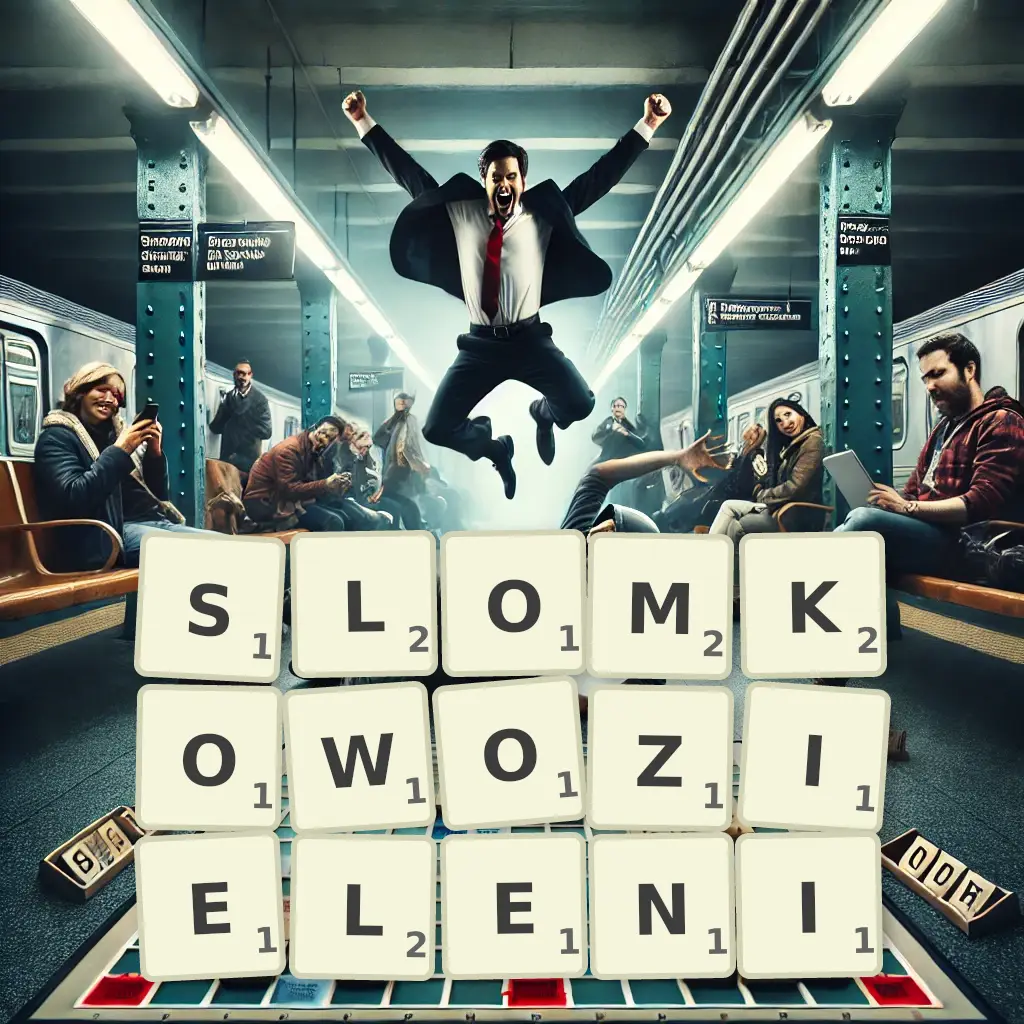 Słowa z liter SŁOMKOWOZIELENI