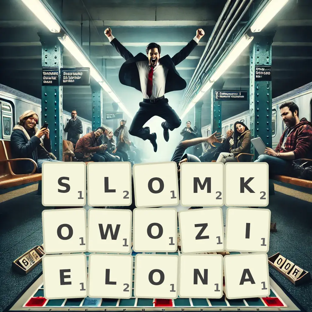 Słowa z liter SŁOMKOWOZIELONĄ