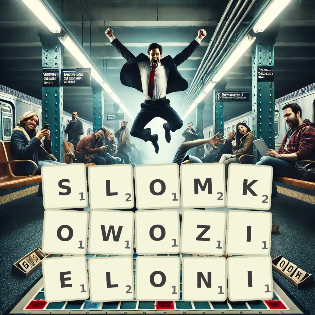Słowa z liter SŁOMKOWOZIELONI