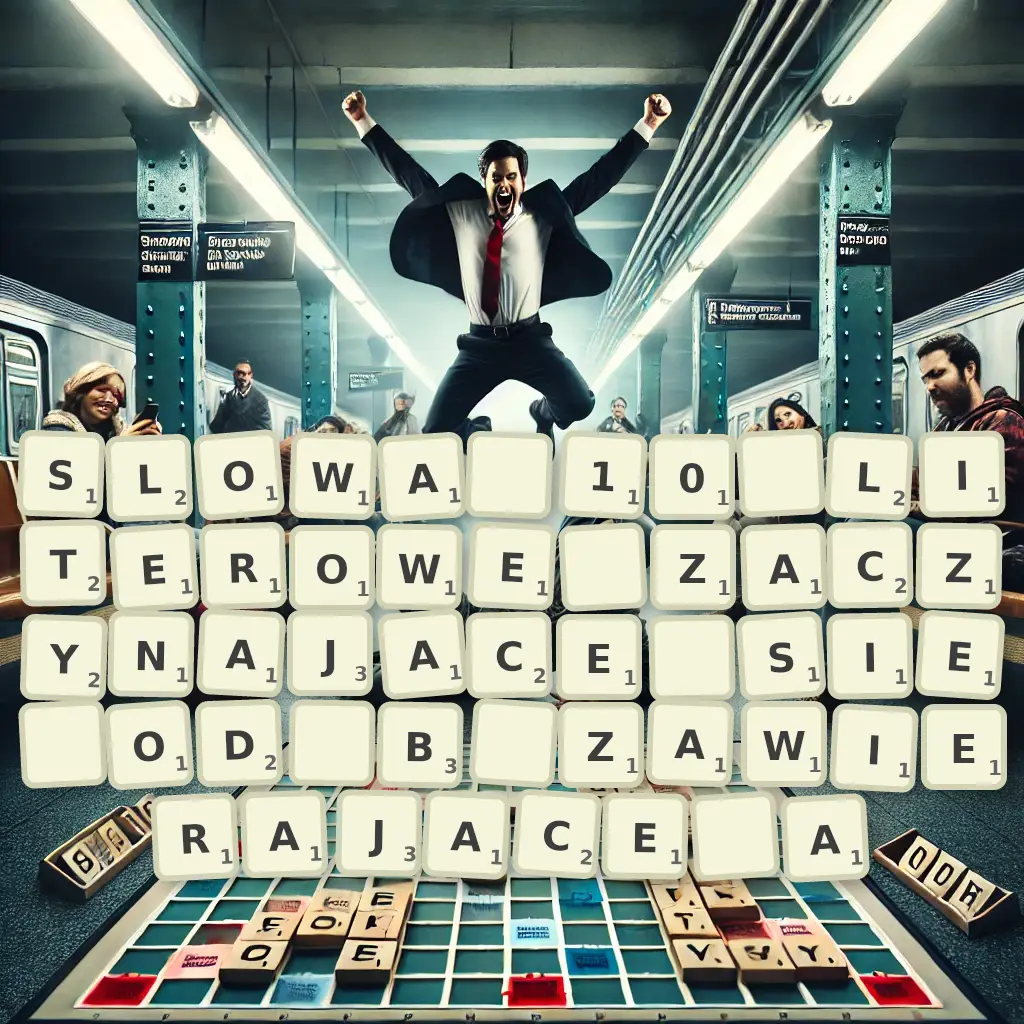 Słowa 10-literowe, zaczynające się od B, zawierające Ą
