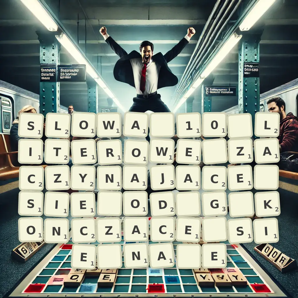 Słowa 10-literowe, zaczynające się od G, kończące się na Ę