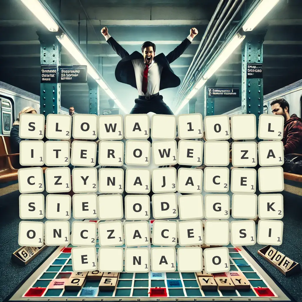 Słowa 10-literowe, zaczynające się od G, kończące się na O