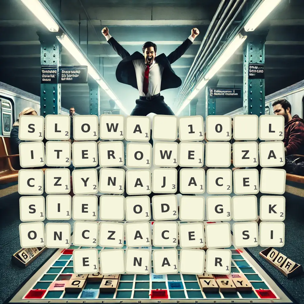 Słowa 10-literowe, zaczynające się od G, kończące się na R