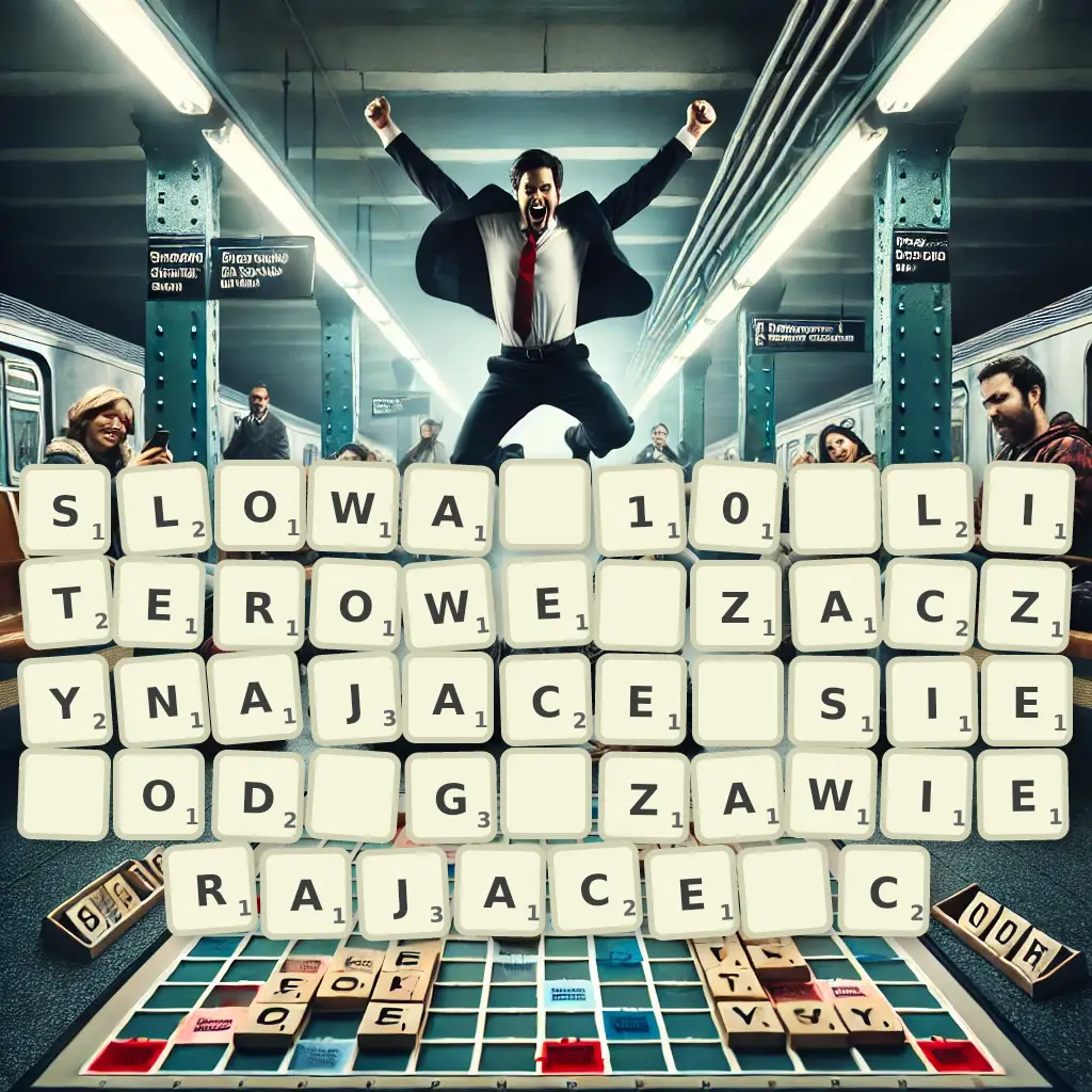 Słowa 10-literowe, zaczynające się od G, zawierające Ć