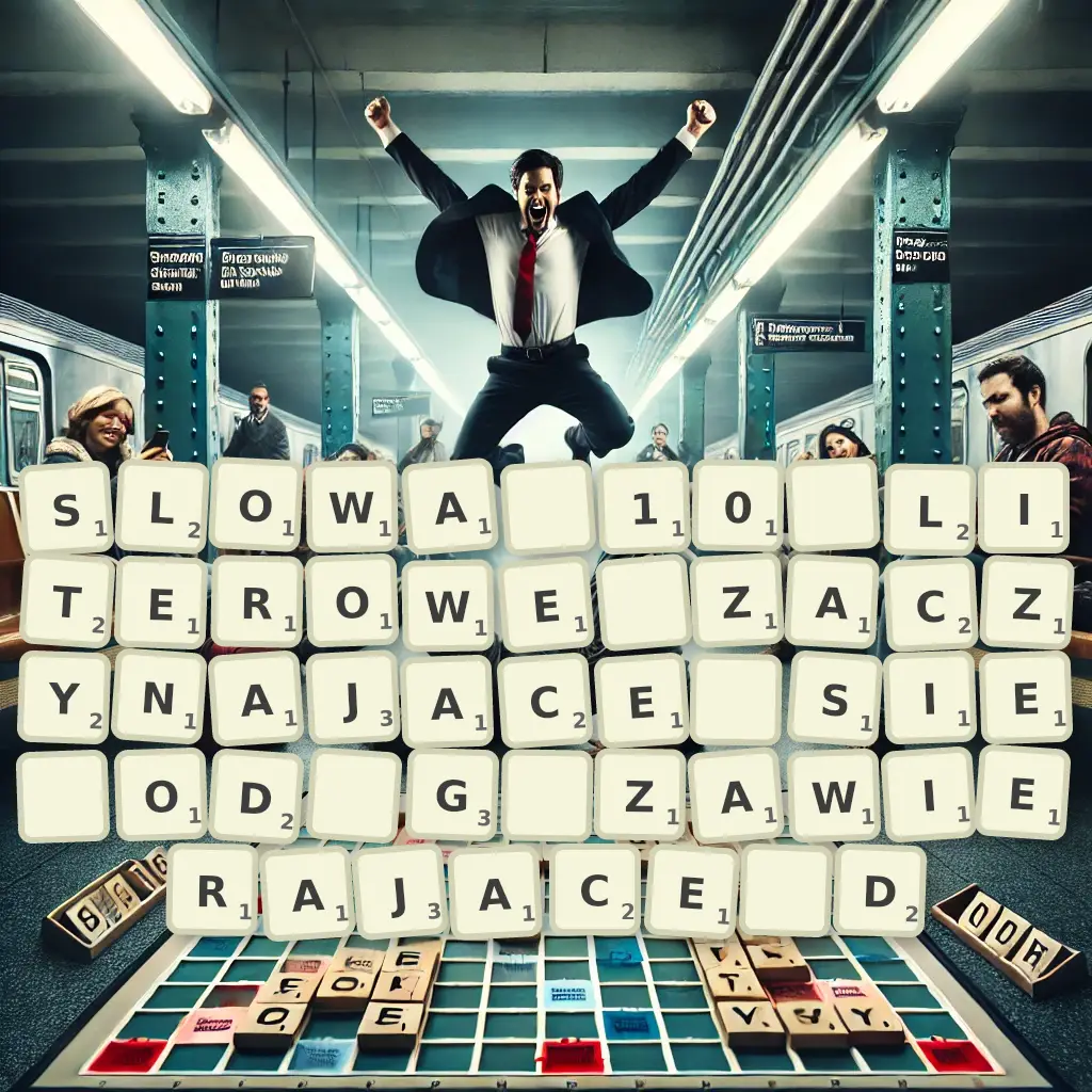 Słowa 10-literowe, zaczynające się od G, zawierające D