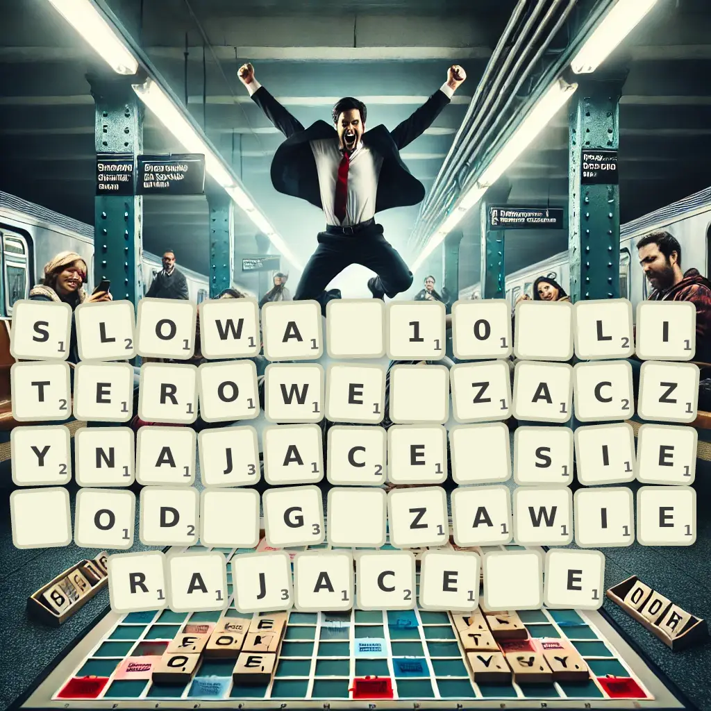 Słowa 10-literowe, zaczynające się od G, zawierające E